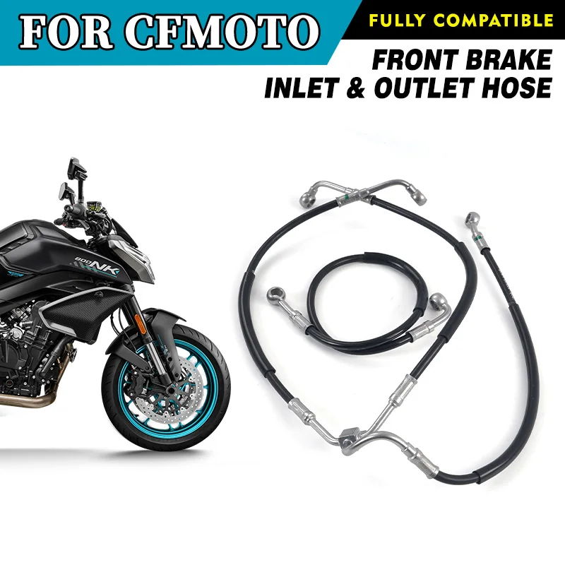 For CFMOTO 800NK FRONT BRAKE INLET & OUTLET HOSE CF800 NK800 Motorcycle Accessories Original Parts
For CFMOTO 800NK FRONT BRAKE INLET & OUTLET HOSE CF800 NK800 Motorcycle Accessories Original Parts