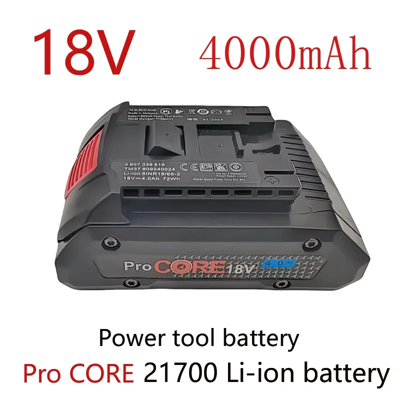 18V NEW 21700 ProCORE is Suitable for Replacing lpega the Battery of Bosch Professional Cordless Power tool
18V NEW 21700 ProCORE is Suitable for Replacing lpega the Battery of Bosch Professional Cordless Power tool