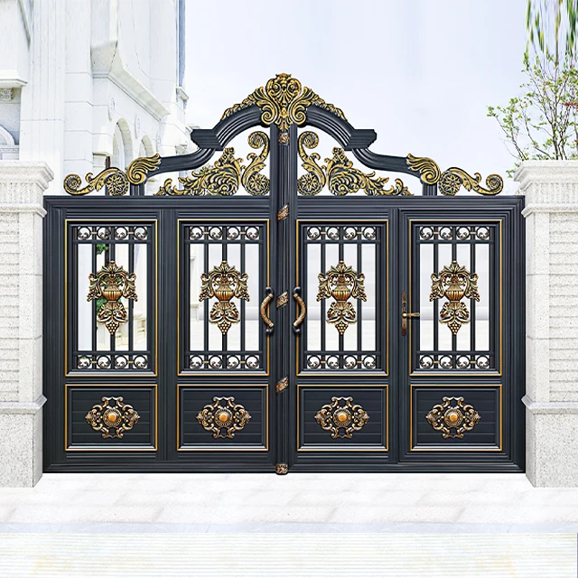 Automatic Aluminum Alloy Power Coated Main Gate Design Garden Vertical Tube Style Aluminium Door and Gatespromote sales
Automatic Aluminum Alloy Power Coated Main Gate Design Garden Vertical Tube Style Aluminium Door and Gatespromote sales