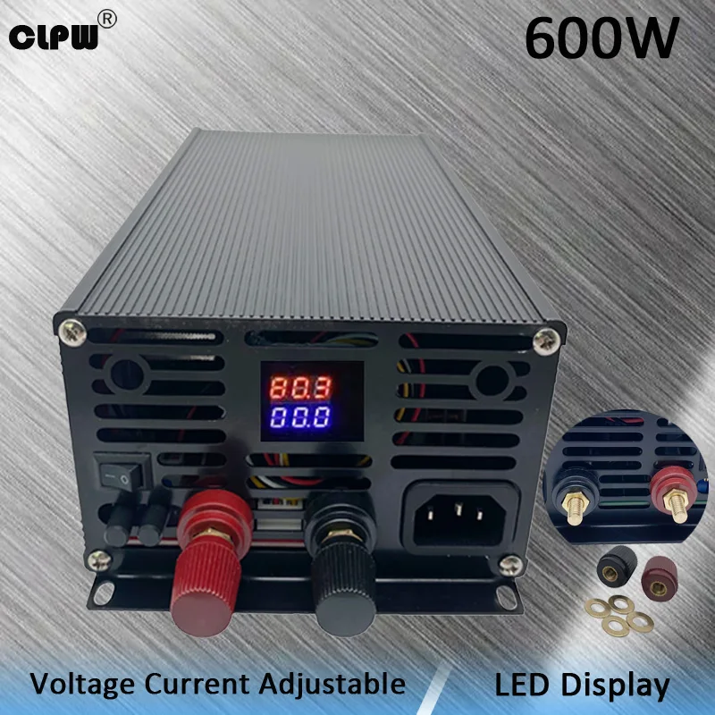High Efficiency 600W Adjustable Power Supply AC To DC 0-12v 24v 36v 48v 60v 70v 80v Led Display For Charging Regulated SMPS
High Efficiency 600W Adjustable Power Supply AC To DC 0-12v 24v 36v 48v 60v 70v 80v Led Display For Charging Regulated SMPS