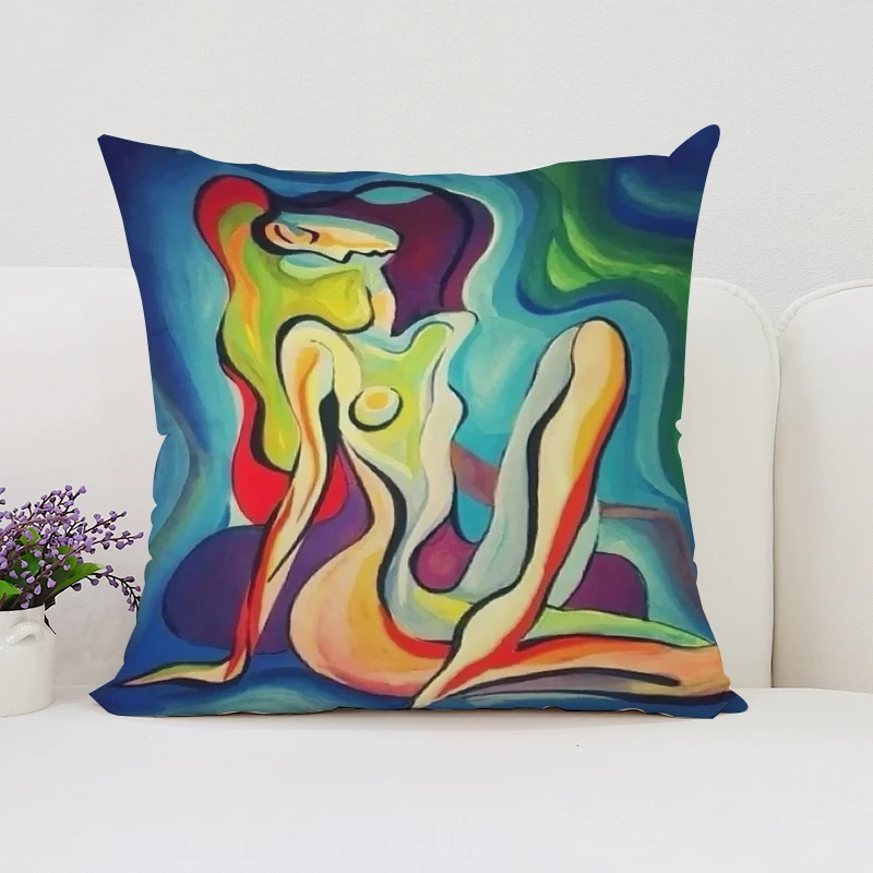 40x40 cushion cover exaggerated women's oil painting double-sided printed pillowcase sofa bedroom home decoration cushion cover
40x40 cushion cover exaggerated women's oil painting double-sided printed pillowcase sofa bedroom home decoration cushion cover