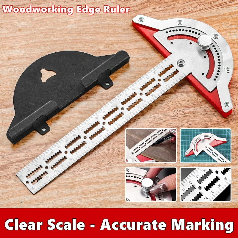 0-180 Degree Angle Gauge Woodworkers Edge Ruler Stainless Steel Protractor Angle Finder Ruler Precision Carpenter Measuring Tool
0-180 Degree Angle Gauge Woodworkers Edge Ruler Stainless Steel Protractor Angle Finder Ruler Precision Carpenter Measuring Tool