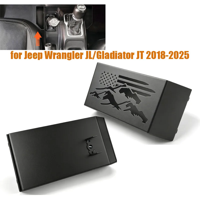 Gear Shift Console Side Storage Tray for Wrangler JL JLU 2018-2025 4xe & Gladiator JT, Interior Hanging Side Organizer Box
Gear Shift Console Side Storage Tray for Wrangler JL JLU 2018-2025 4xe & Gladiator JT, Interior Hanging Side Organizer Box