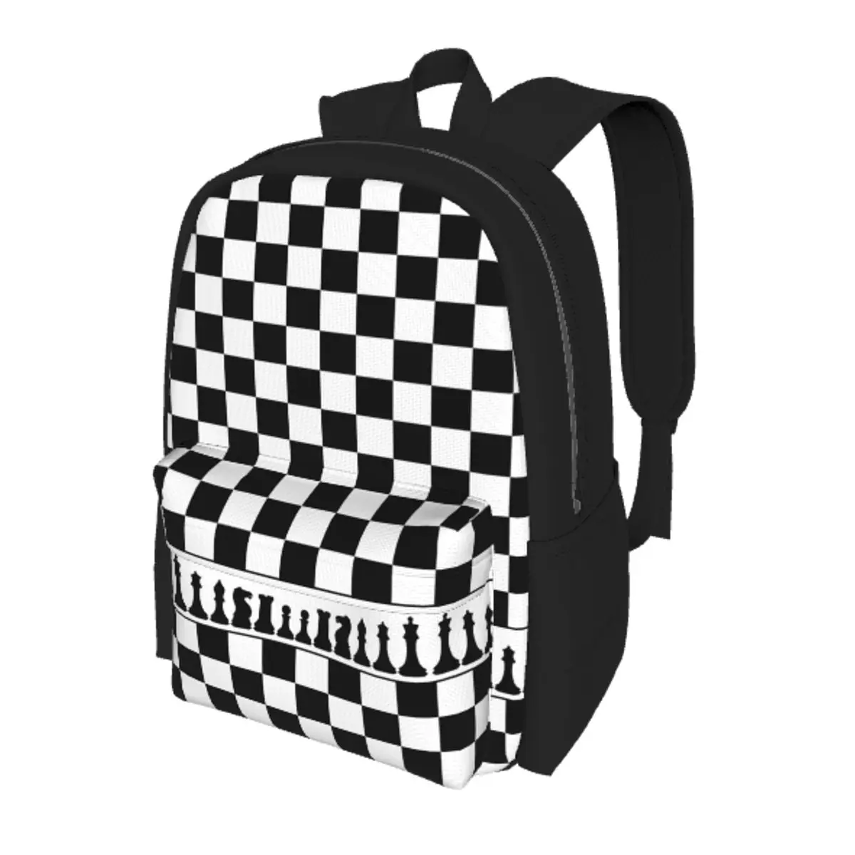 Chess Board Black And White Grid Checkered Backpack School Bag Hiking Travel Daypack for Boys Girls Bookbag Shoulder Bags
Chess Board Black And White Grid Checkered Backpack School Bag Hiking Travel Daypack for Boys Girls Bookbag Shoulder Bags