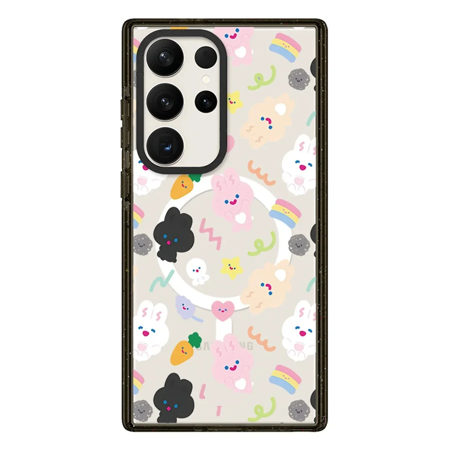Cute Rabbit MagSafe Acrylic Black Border Magnetic Phone Case for Samsung Galaxy S22U S23 Ultra S24 Ultra Cover Protective Shell
Cute Rabbit MagSafe Acrylic Black Border Magnetic Phone Case for Samsung Galaxy S22U S23 Ultra S24 Ultra Cover Protective Shell
