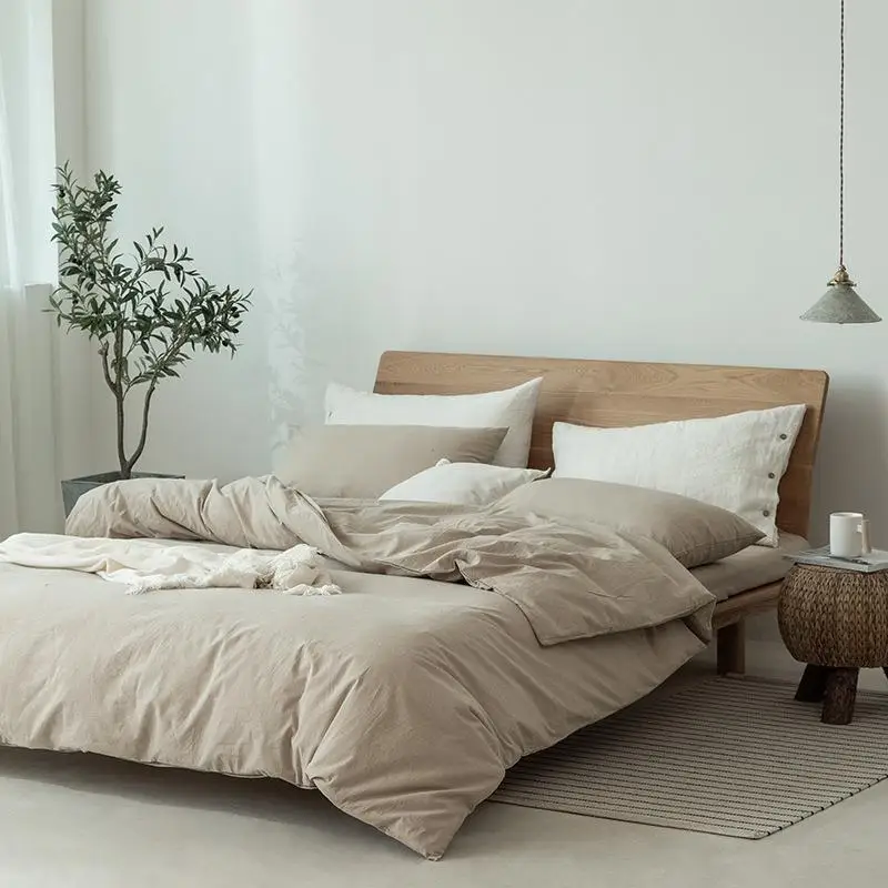 Pure Cotton Plaid Bedding Set Four Pieces Washed Cotton Duvet Cover Bed Skirt Single Double Room Homestay Color Seasonal
Pure Cotton Plaid Bedding Set Four Pieces Washed Cotton Duvet Cover Bed Skirt Single Double Room Homestay Color Seasonal