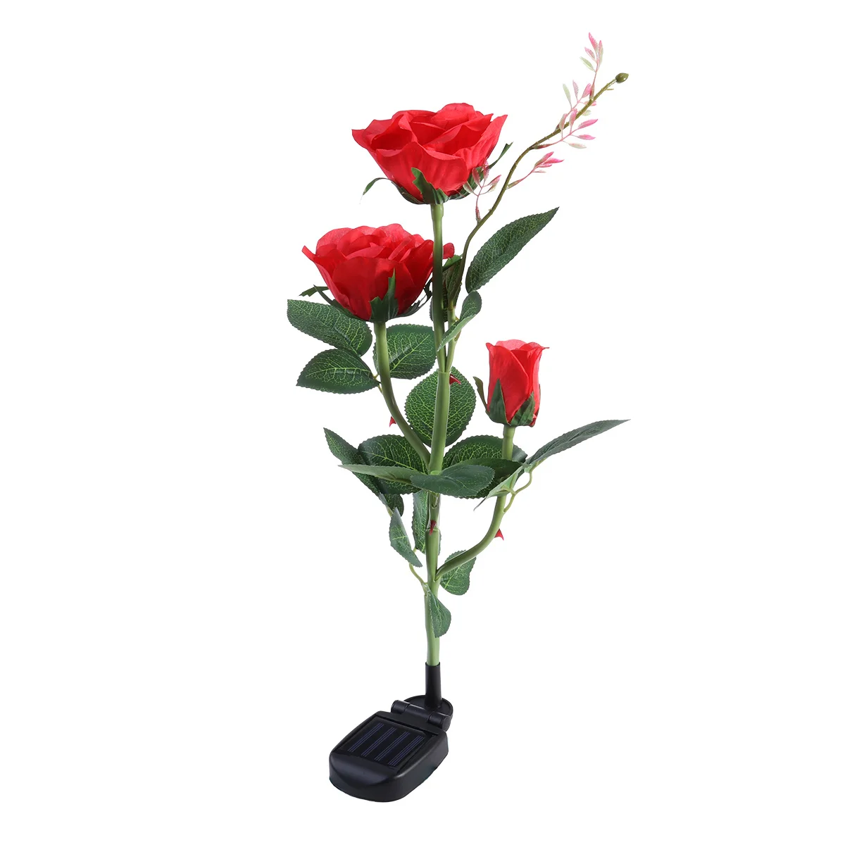 Solar LED Light 3 Head Red Rose Flower Lamp Outdoor Lawn Garden Solar Lights Decorative Romantic Pathway Lighting Automatic on 
Solar LED Light 3 Head Red Rose Flower Lamp Outdoor Lawn Garden Solar Lights Decorative Romantic Pathway Lighting Automatic on