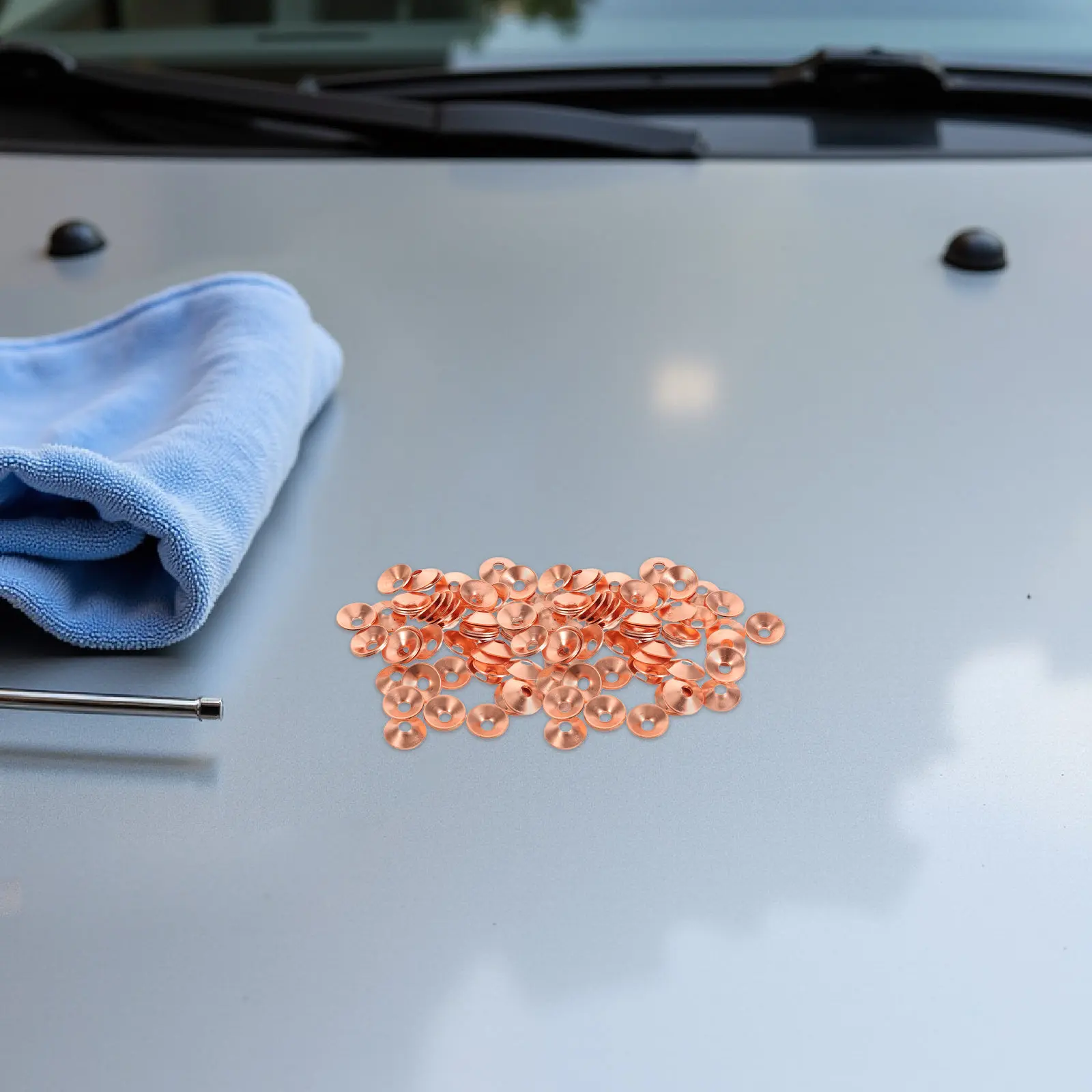 100Pcs Copper Oil Tube Gasket Set High Pressure Resistant Anti Leaking Cone Washer for Car Motorcycle Marine Engine Oil Leak
100Pcs Copper Oil Tube Gasket Set High Pressure Resistant Anti Leaking Cone Washer for Car Motorcycle Marine Engine Oil Leak