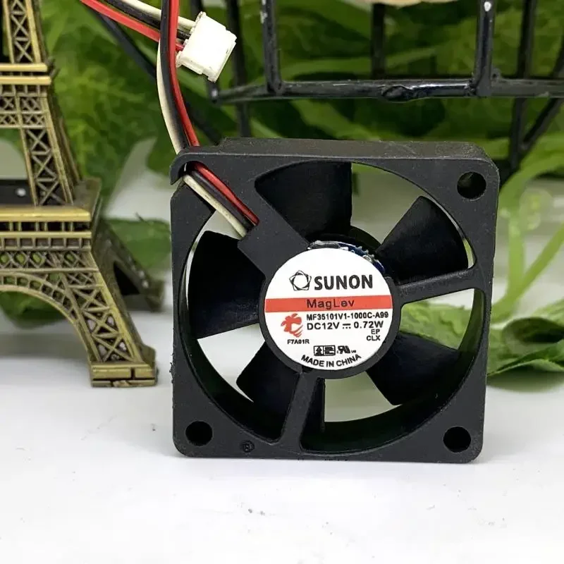 SUNON MF35101V1-1000C-A99 Server Cooling Fan DC 12V 0.72W 35x35x10mm 3-wire
SUNON MF35101V1-1000C-A99 Server Cooling Fan DC 12V 0.72W 35x35x10mm 3-wire