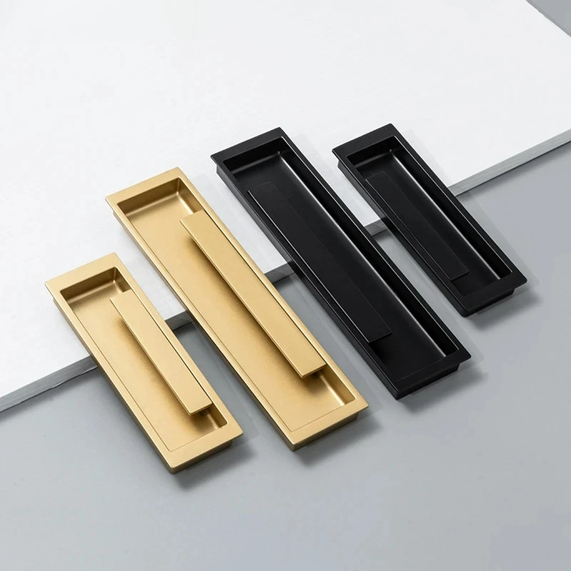 Invisible Gold Kitchen Cabinet Embedded Sliding Door Handle Zinc Alloy Recessed Furniture Wardrobe Hardware Drawer Pulls
Invisible Gold Kitchen Cabinet Embedded Sliding Door Handle Zinc Alloy Recessed Furniture Wardrobe Hardware Drawer Pulls