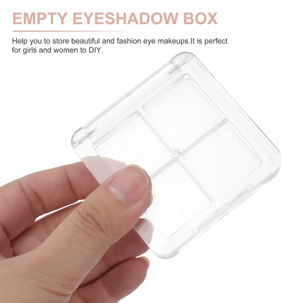 10pcs Shadow Box Clear Empty Cases Blusher Storage Cases Container Durable Material Travel Size
10pcs Shadow Box Clear Empty Cases Blusher Storage Cases Container Durable Material Travel Size