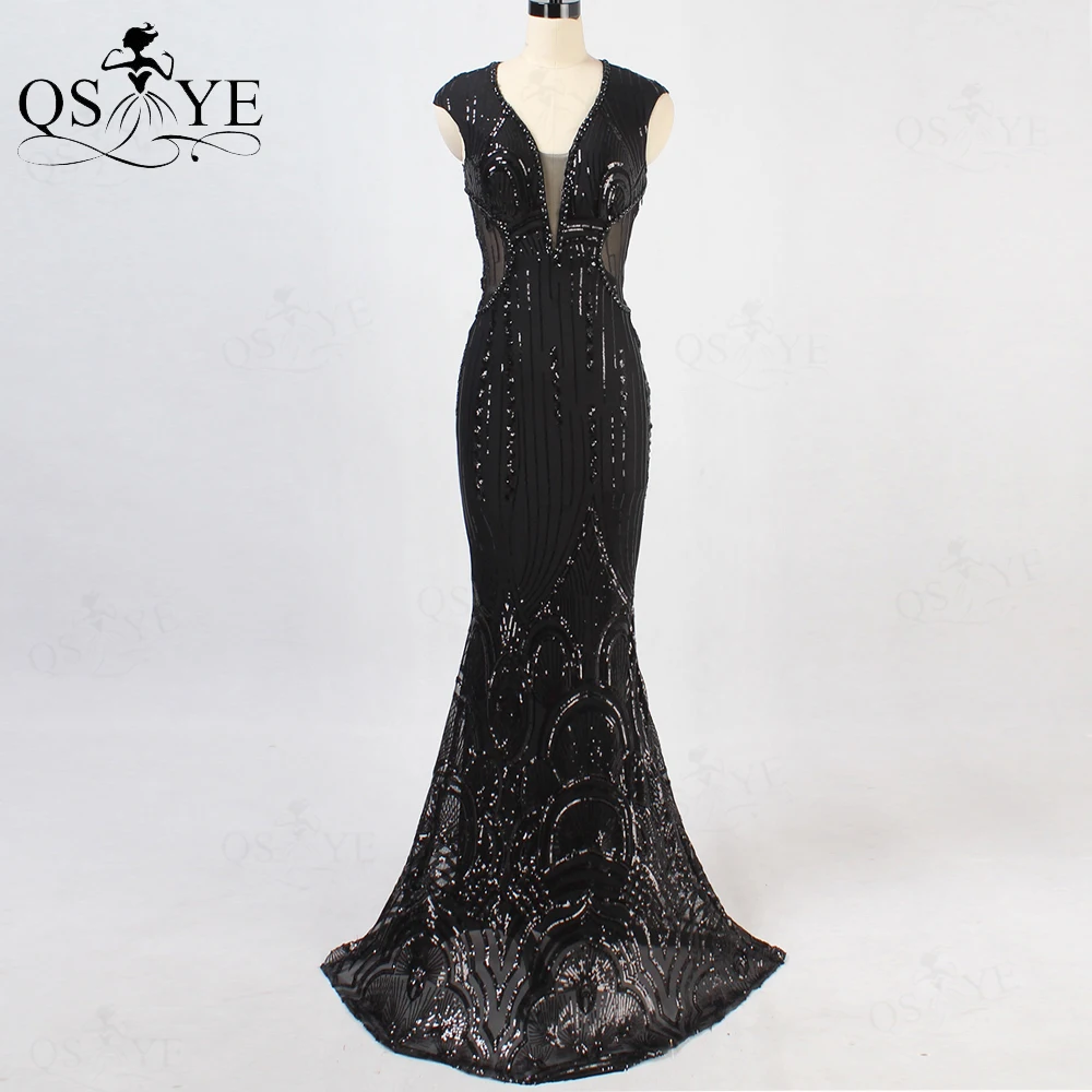 Black Bead Lace Evening Dresses Sequin Mermaid Long Party Dress Cap Sleeves Bead Lace Sexy V Party Black Formal Dress
Black Bead Lace Evening Dresses Sequin Mermaid Long Party Dress Cap Sleeves Bead Lace Sexy V Party Black Formal Dress