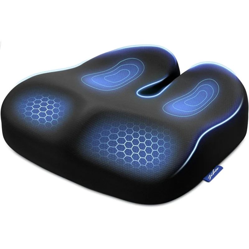 Ergonomic Seat Thigh Relief Slope, Office Chair Cushion with Premium Memory Foam for Car, Home, U-Shaped Desi
Ergonomic Seat Thigh Relief Slope, Office Chair Cushion with Premium Memory Foam for Car, Home, U-Shaped Desi