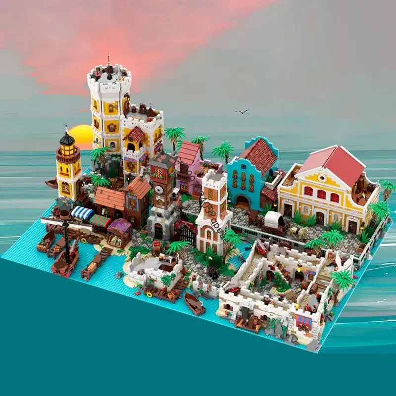 New 20747Pcs Moc European Medieval Pirates Series Ultimate World Model Diy Creative Ideas Brick Toy Birthday Gift Building Block
New 20747Pcs Moc European Medieval Pirates Series Ultimate World Model Diy Creative Ideas Brick Toy Birthday Gift Building Block