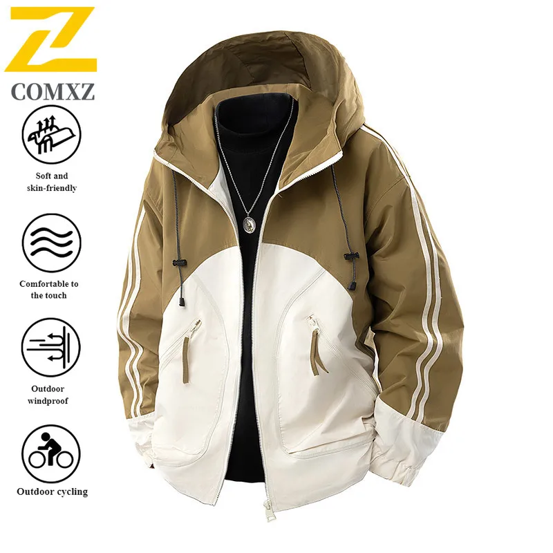 Men's Autumn Hooded Softshell Jacket Windproof Waterproof American Style Hiking Coat Outdoor Sports Parka Tactical Pockets 2025
Men's Autumn Hooded Softshell Jacket Windproof Waterproof American Style Hiking Coat Outdoor Sports Parka Tactical Pockets 2025