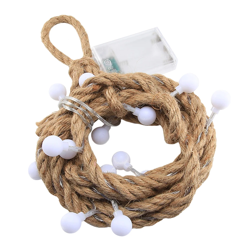 3 Meter 20 LED Round Ball Hemp Rope String Light LED Curtain Lights for Backdrop Bedroom Home Party Atmosphere Decoration
3 Meter 20 LED Round Ball Hemp Rope String Light LED Curtain Lights for Backdrop Bedroom Home Party Atmosphere Decoration