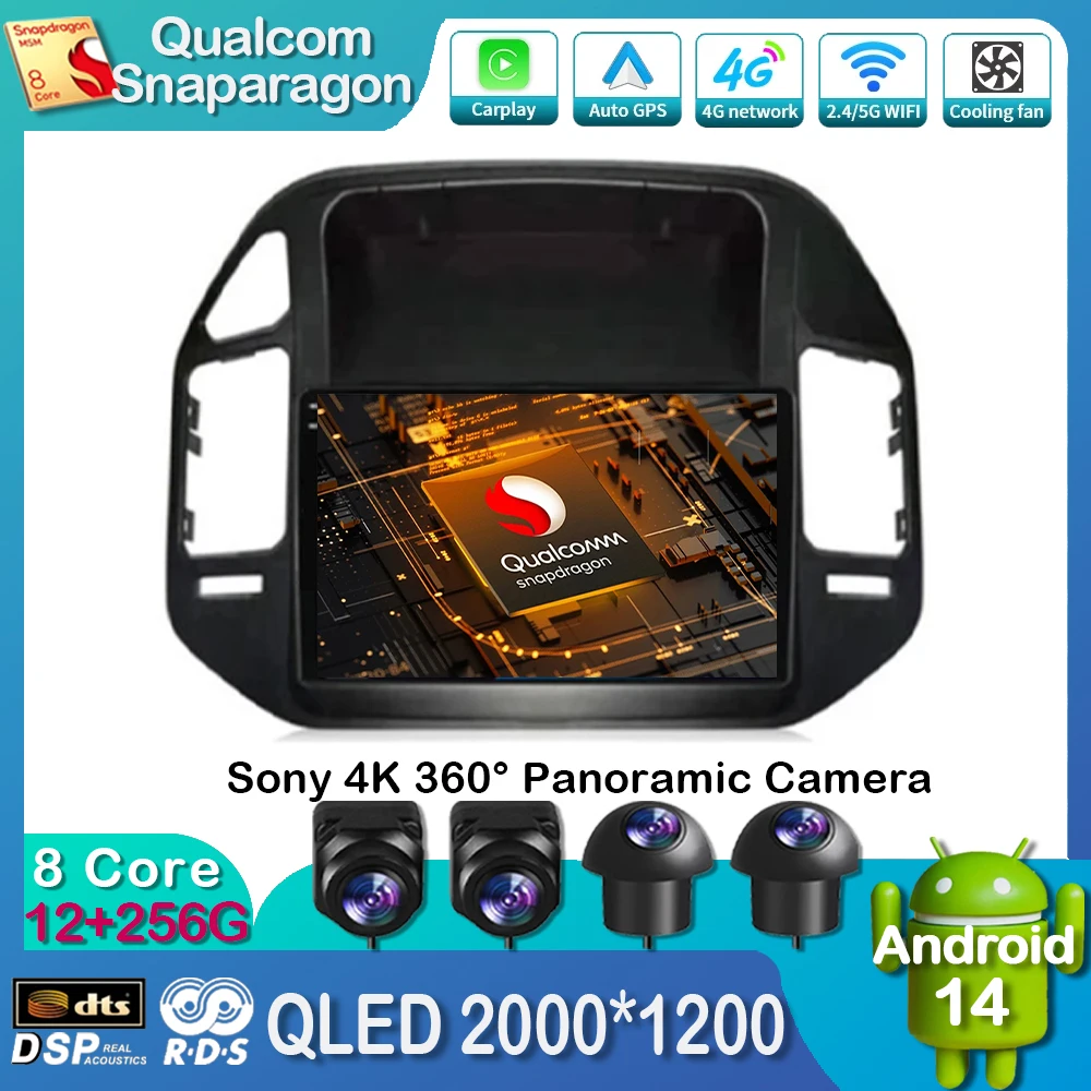 Android 14 For Mitsubishi Pajero 3 V70 V60 1999 - 2006 Car Radio Multimedia Stereo Player Navigation GPS Auto Carplay Head Unit
Android 14 For Mitsubishi Pajero 3 V70 V60 1999 - 2006 Car Radio Multimedia Stereo Player Navigation GPS Auto Carplay Head Unit