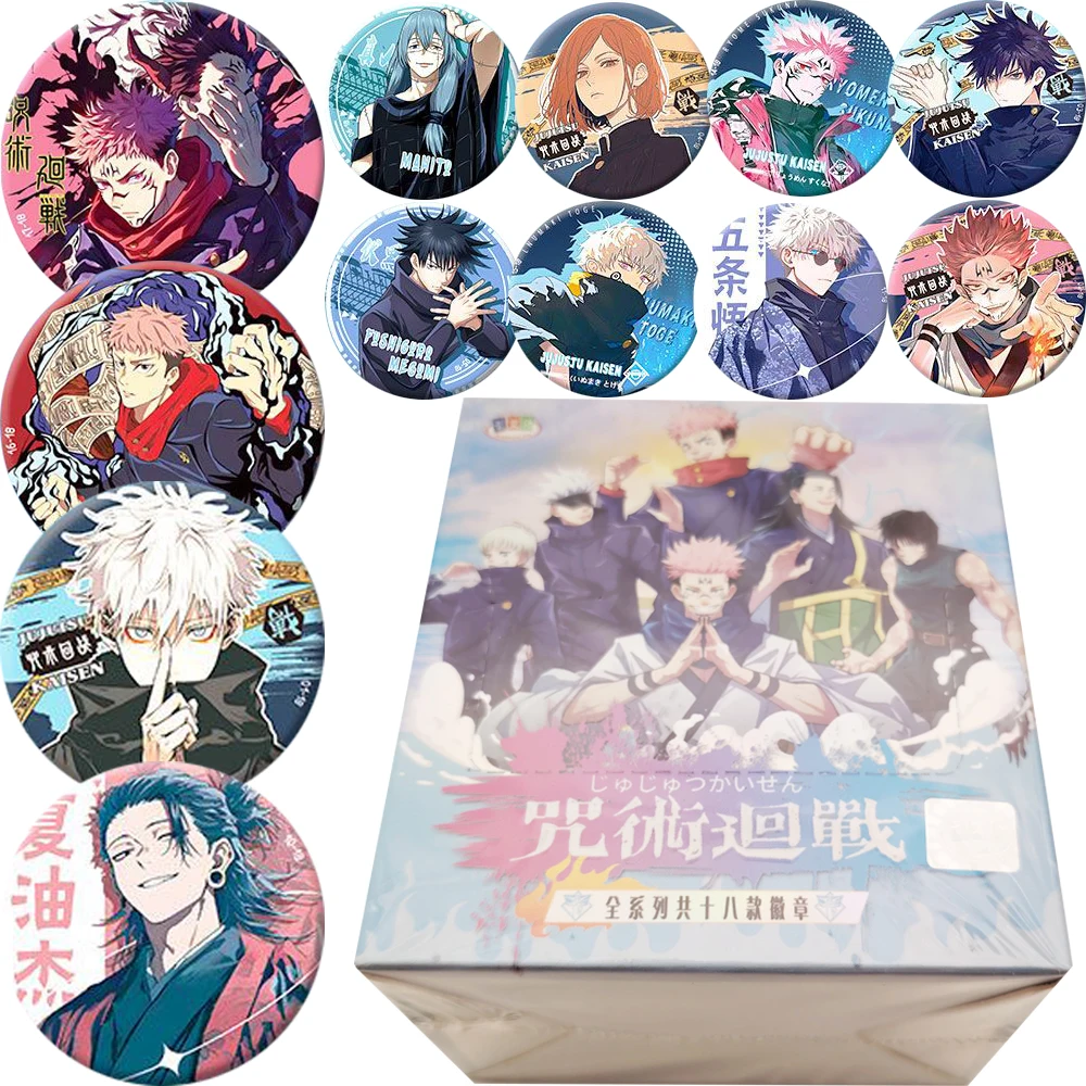 Jujutsu Kaisen Anime Creative Badges Fushiguro Megumi Itadori Yuji High Quality 58mm Round Brooch Personality Accessories Gifts
Jujutsu Kaisen Anime Creative Badges Fushiguro Megumi Itadori Yuji High Quality 58mm Round Brooch Personality Accessories Gifts