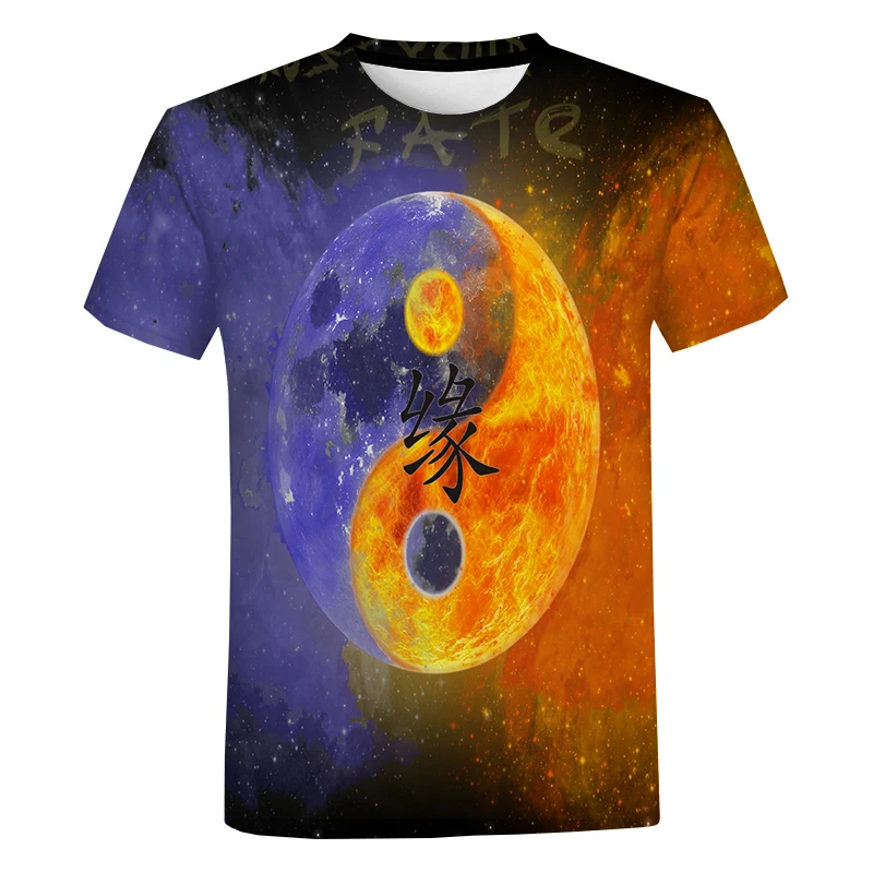 New Summer Men Yin-Yang Gossip Pattern 3d Printed T-Shirt O Collar Fashion Casual Street Harajuku Retro Loose Plus Size Top
New Summer Men Yin-Yang Gossip Pattern 3d Printed T-Shirt O Collar Fashion Casual Street Harajuku Retro Loose Plus Size Top