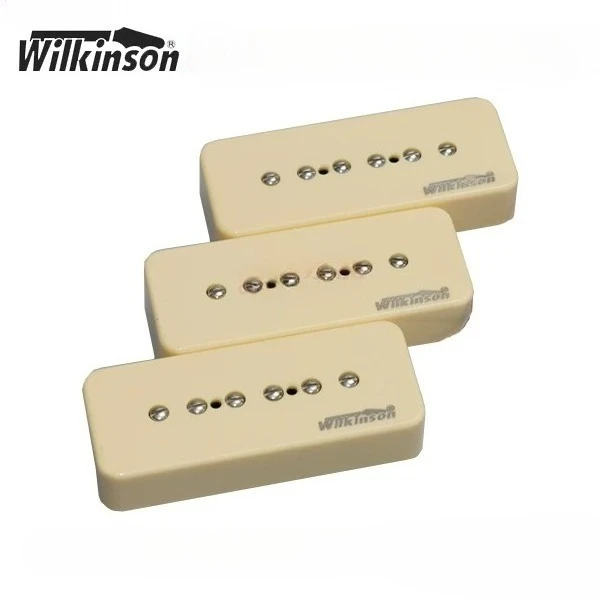 Wilkinson Korean Made P90 Soapbar Pickup Set Cream Color for LP Jazz Style N M &B Electric Guitar
Wilkinson Korean Made P90 Soapbar Pickup Set Cream Color for LP Jazz Style N M &B Electric Guitar