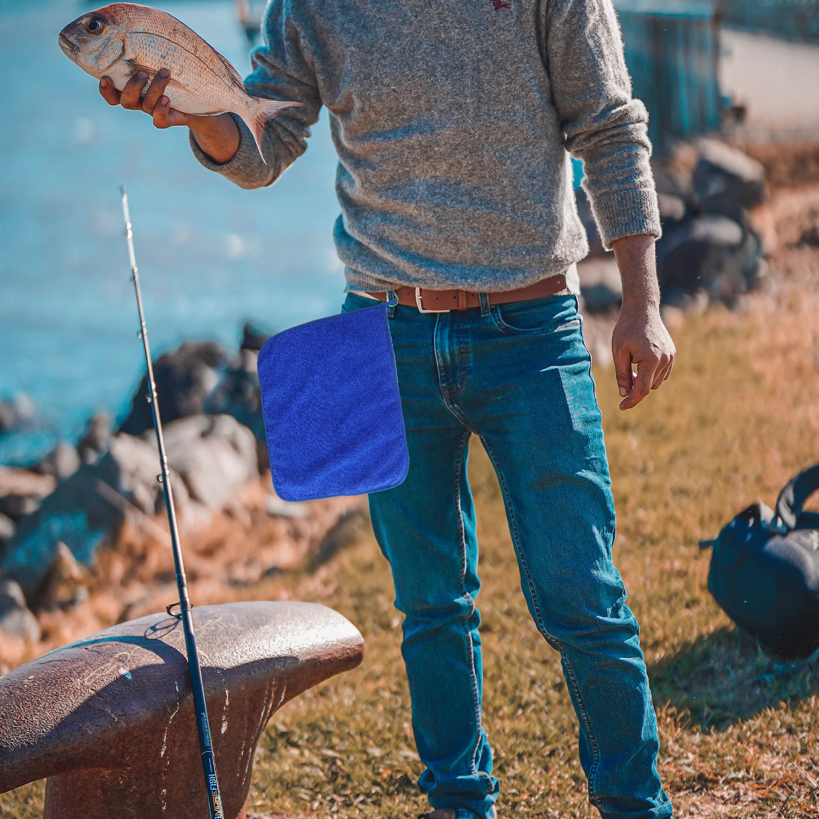 2Pcs Outdoor Fishing Towels Thick Absorbent Carabiner Clip Climbing Sports Cloth Remove Blood Clay
2Pcs Outdoor Fishing Towels Thick Absorbent Carabiner Clip Climbing Sports Cloth Remove Blood Clay