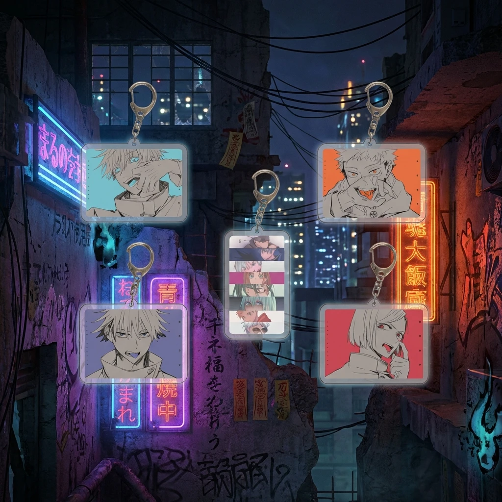 Акриловый брелок Jujutsu Kaisen: милые мультяшные персонажи Годжо Сатору и Фушигуро Мегуми, подвеска-шарм, аксессуары, аниме-мерч, подарок
Акриловый брелок Jujutsu Kaisen: милые мультяшные персонажи Годжо Сатору и Фушигуро Мегуми, подвеска-шарм, аксессуары, аниме-мерч, подарок