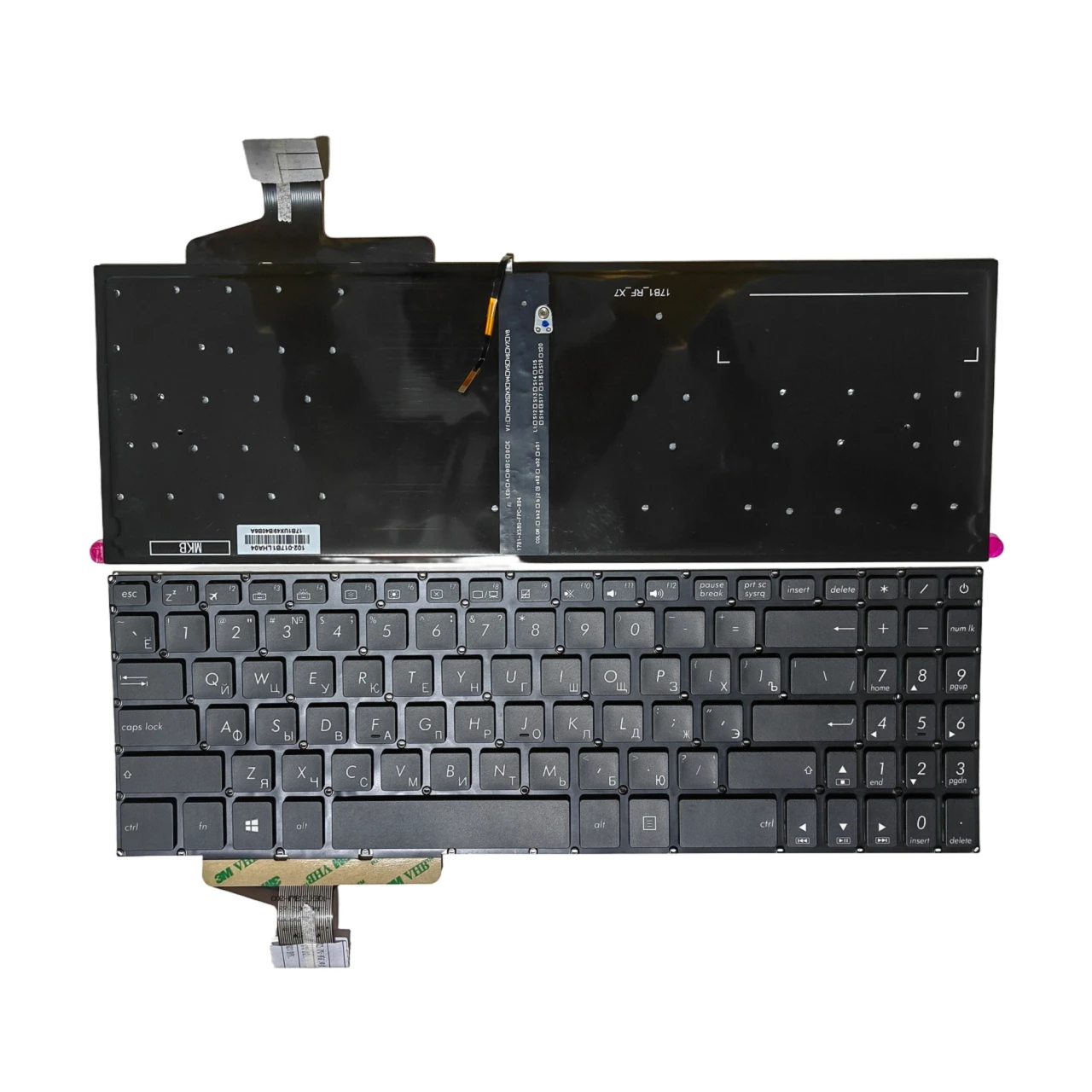 Для ASUS N580 NX580V NX580VD X580VD Замена клавиатуры ноутбука русская с подсветкой
Для ASUS N580 NX580V NX580VD X580VD Замена клавиатуры ноутбука русская с подсветкой