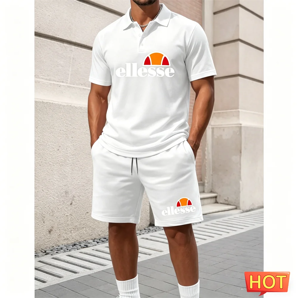 men's Button Polo Set casual and fashionable Men's sports suit outdoor clothing for man polo and short two-piece set Pattern set
men's Button Polo Set casual and fashionable Men's sports suit outdoor clothing for man polo and short two-piece set Pattern set