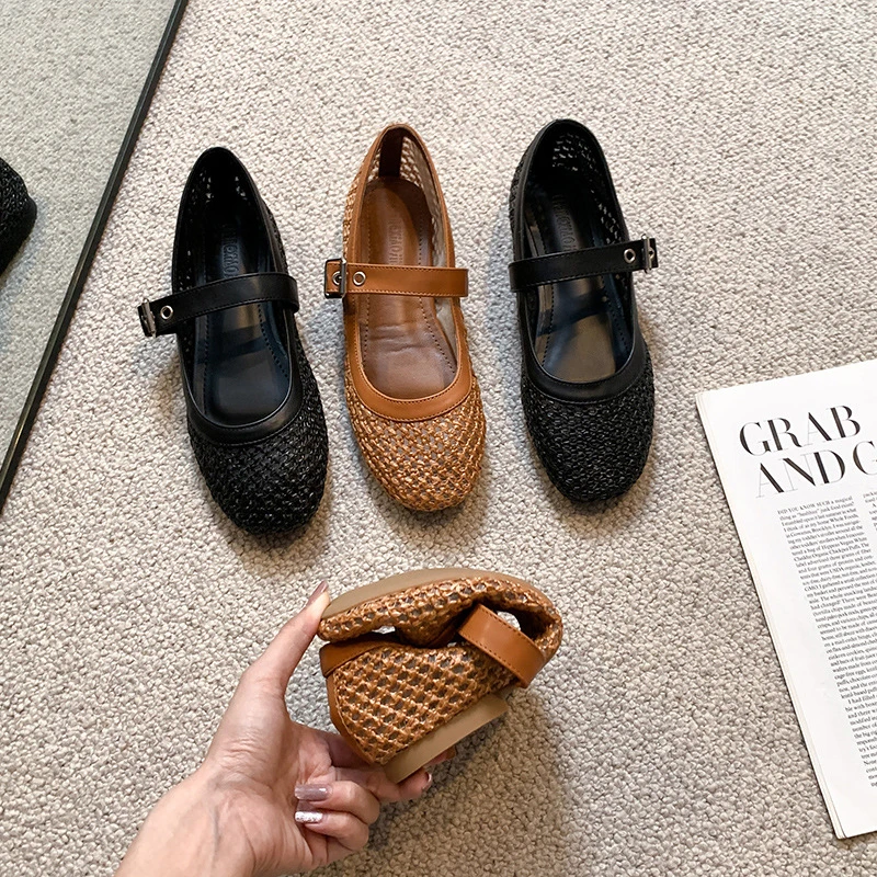 2026 Summer Hollow Mary Jane Shoes for Women, Round Toe, Single Strap, Flat Heel Women's Shoes
2026 Summer Hollow Mary Jane Shoes for Women, Round Toe, Single Strap, Flat Heel Women's Shoes