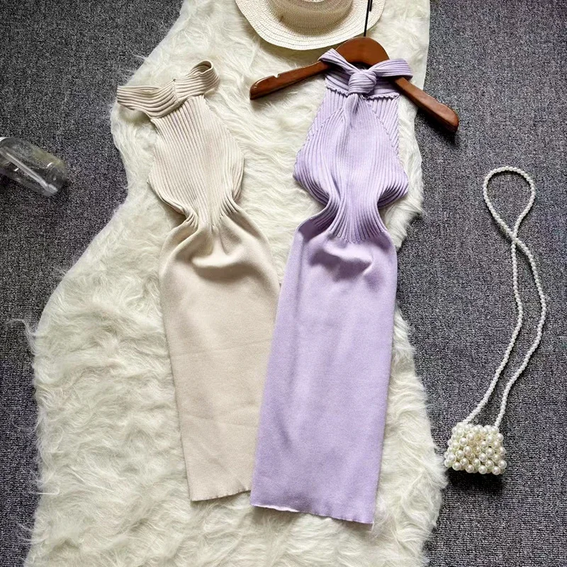Purple Sexy Backless Lace Solid Knitted Hollow Out Summer Dress Women Black Mini Party Dress Bodycon Sheath night Club Outfits
Purple Sexy Backless Lace Solid Knitted Hollow Out Summer Dress Women Black Mini Party Dress Bodycon Sheath night Club Outfits
