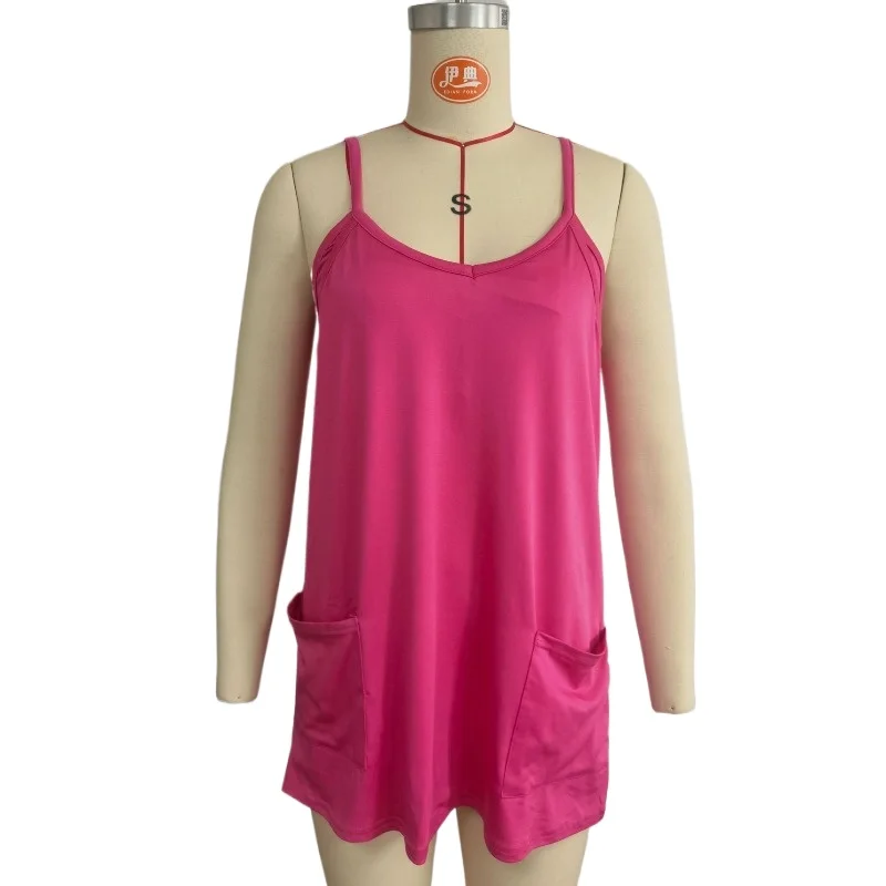 Jumpsuit Shorts, 2026 Summer Women's Camisole Top, Jumpsuit Casual Set European and American Cross-border Street Trendsetters
Jumpsuit Shorts, 2026 Summer Women's Camisole Top, Jumpsuit Casual Set European and American Cross-border Street Trendsetters