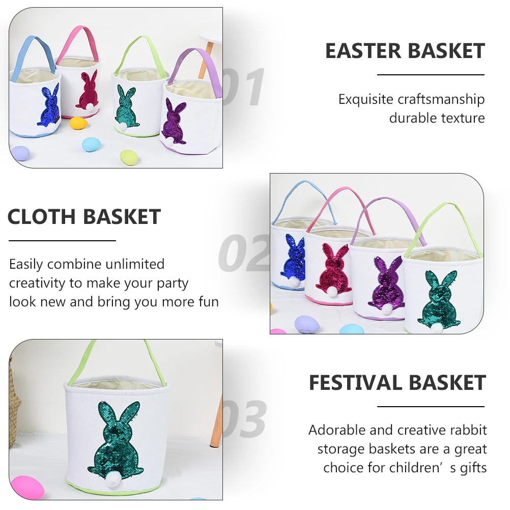 Adorable Rabbit Storage Basket Cotton Easter Egg Container Kids Gift Durable Cloth Pouch Festival Bunny Candy Bag
Adorable Rabbit Storage Basket Cotton Easter Egg Container Kids Gift Durable Cloth Pouch Festival Bunny Candy Bag
