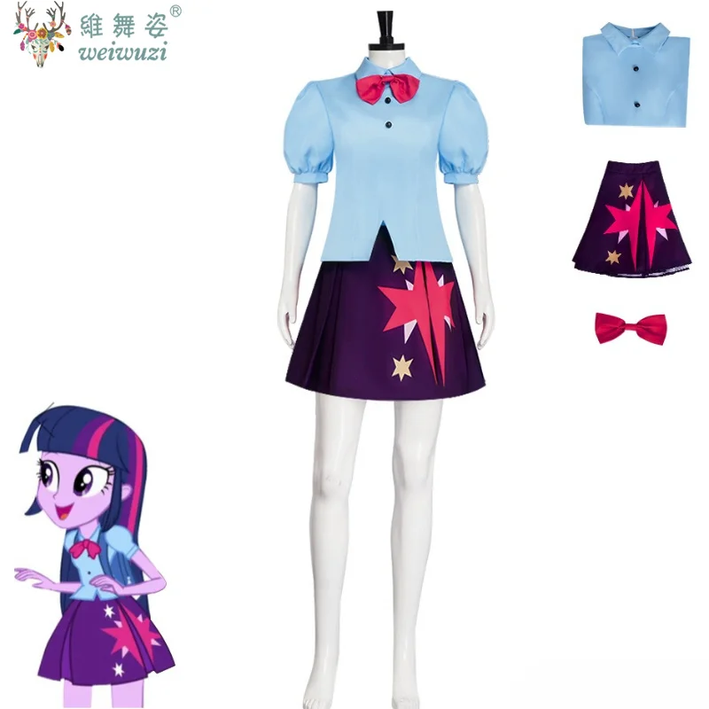 Twilight Sparkle Apple Jack Fluttershy Princess Celestia Anime Little Pony Cosplay Costume Women Halloween Carnival Party Suit
Twilight Sparkle Apple Jack Fluttershy Princess Celestia Anime Little Pony Cosplay Costume Women Halloween Carnival Party Suit