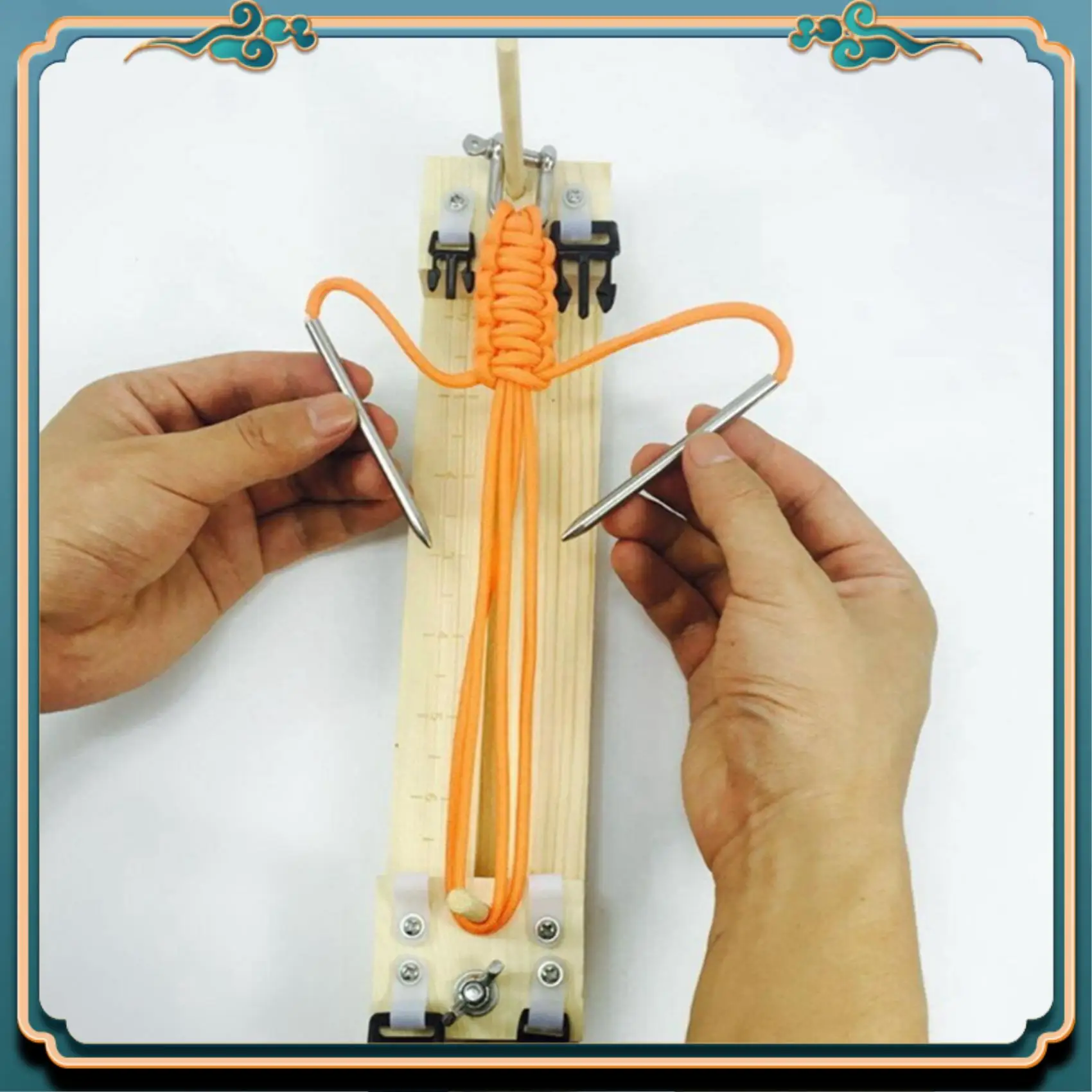 Новейший браслет из паракорда, 14 шт., инструмент для вязания, инструмент для паракорда, приспособление для паракорда, сделай сам, деревянная оплетка из паракорда
Новейший браслет из паракорда, 14 шт., инструмент для вязания, инструмент для паракорда, приспособление для паракорда, сделай сам, деревянная оплетка из паракорда