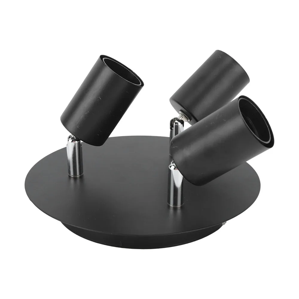 Energy Saving 3-Head Ceiling Spotlight Holder Adjustable E27 Track Light Holder Rotable 110-220V Ceiling Lamp Holder Living Room
Energy Saving 3-Head Ceiling Spotlight Holder Adjustable E27 Track Light Holder Rotable 110-220V Ceiling Lamp Holder Living Room
