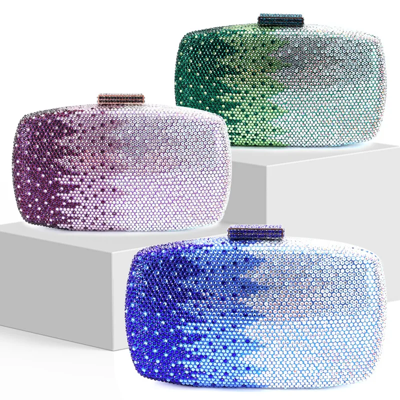 Dazzling Diamond Women Evening Bag Wedding Prom Clutch Crystal Bridal Handbags 7 Colors Green/Red Long Chain Female Party Purse
Dazzling Diamond Women Evening Bag Wedding Prom Clutch Crystal Bridal Handbags 7 Colors Green/Red Long Chain Female Party Purse