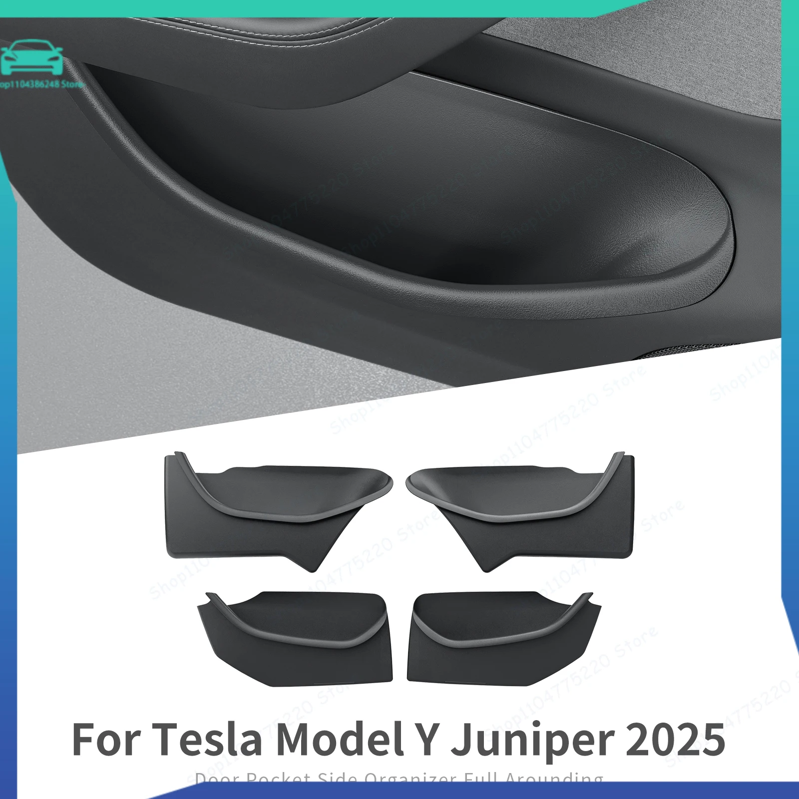 For Tesla Model Y Launch 2025 Juniper Car Front Rear Door Holder Door Handle Storage Box Accessories Tray Organizer TPE
For Tesla Model Y Launch 2025 Juniper Car Front Rear Door Holder Door Handle Storage Box Accessories Tray Organizer TPE