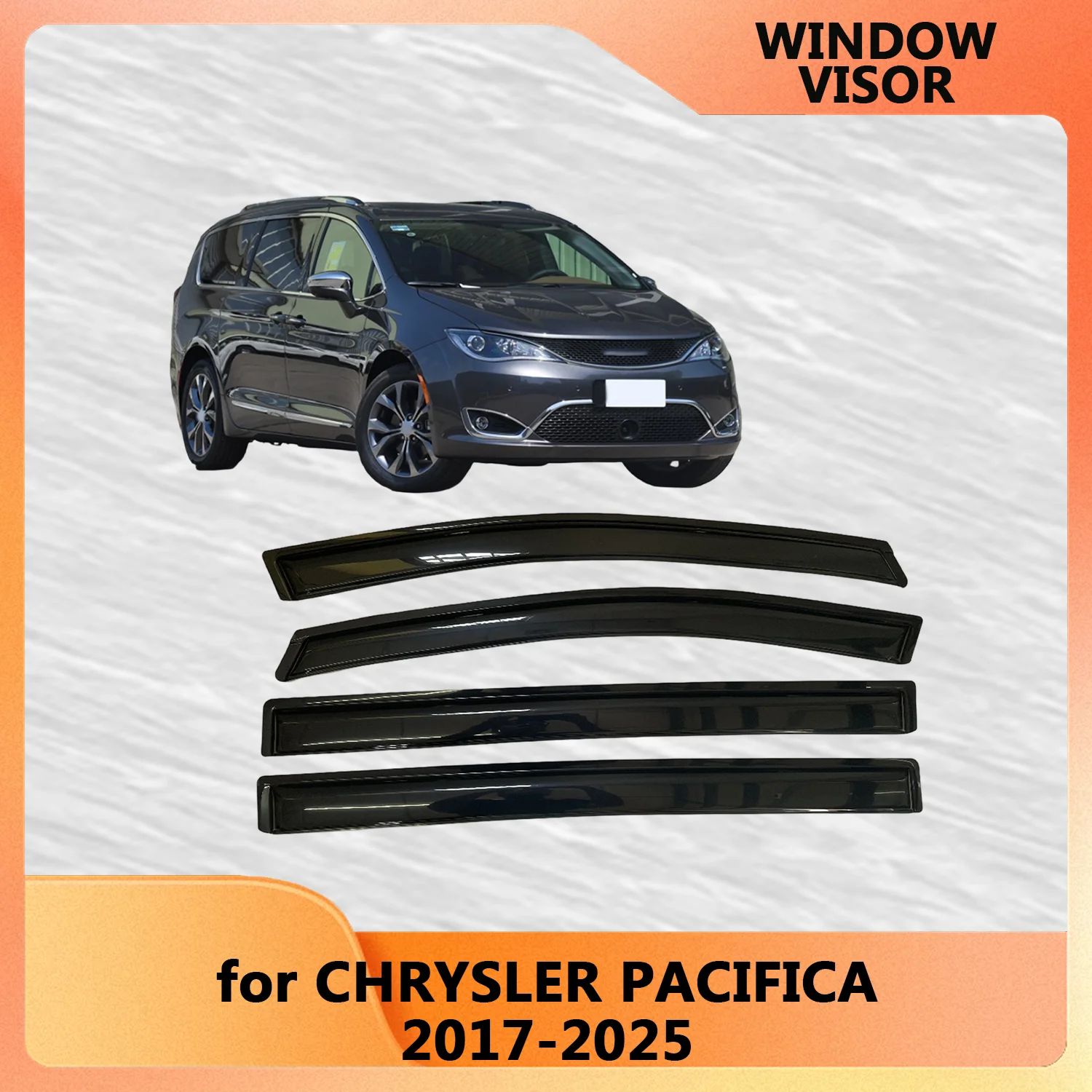 Оконный козырек для CHRYSLER Pacifica 2017 2018 2019 2020 2021 2022-2025, ветровые дефлекторы, защита от дождя, дверной козырек, вентиляционные шторы
Оконный козырек для CHRYSLER Pacifica 2017 2018 2019 2020 2021 2022-2025, ветровые дефлекторы, защита от дождя, дверной козырек, вентиляционные шторы