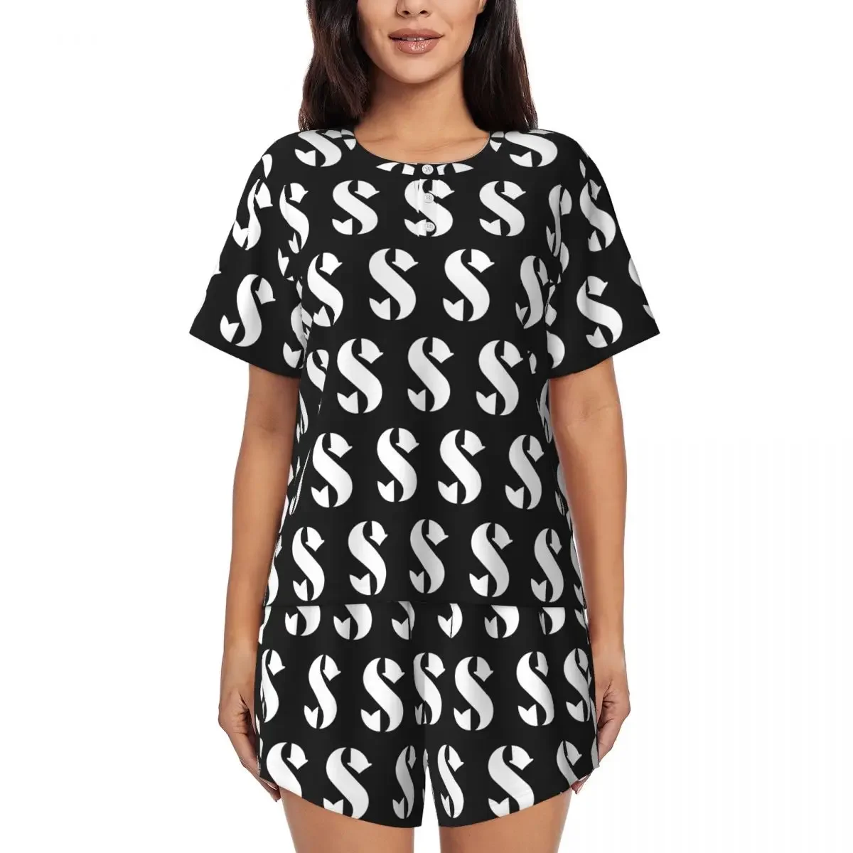 Scubapros Dive Diving Round Neck Short Sleeve Nightgowns for Sleeping Sleepshirts Women Soft Pajama Set Short Pants
Scubapros Dive Diving Round Neck Short Sleeve Nightgowns for Sleeping Sleepshirts Women Soft Pajama Set Short Pants