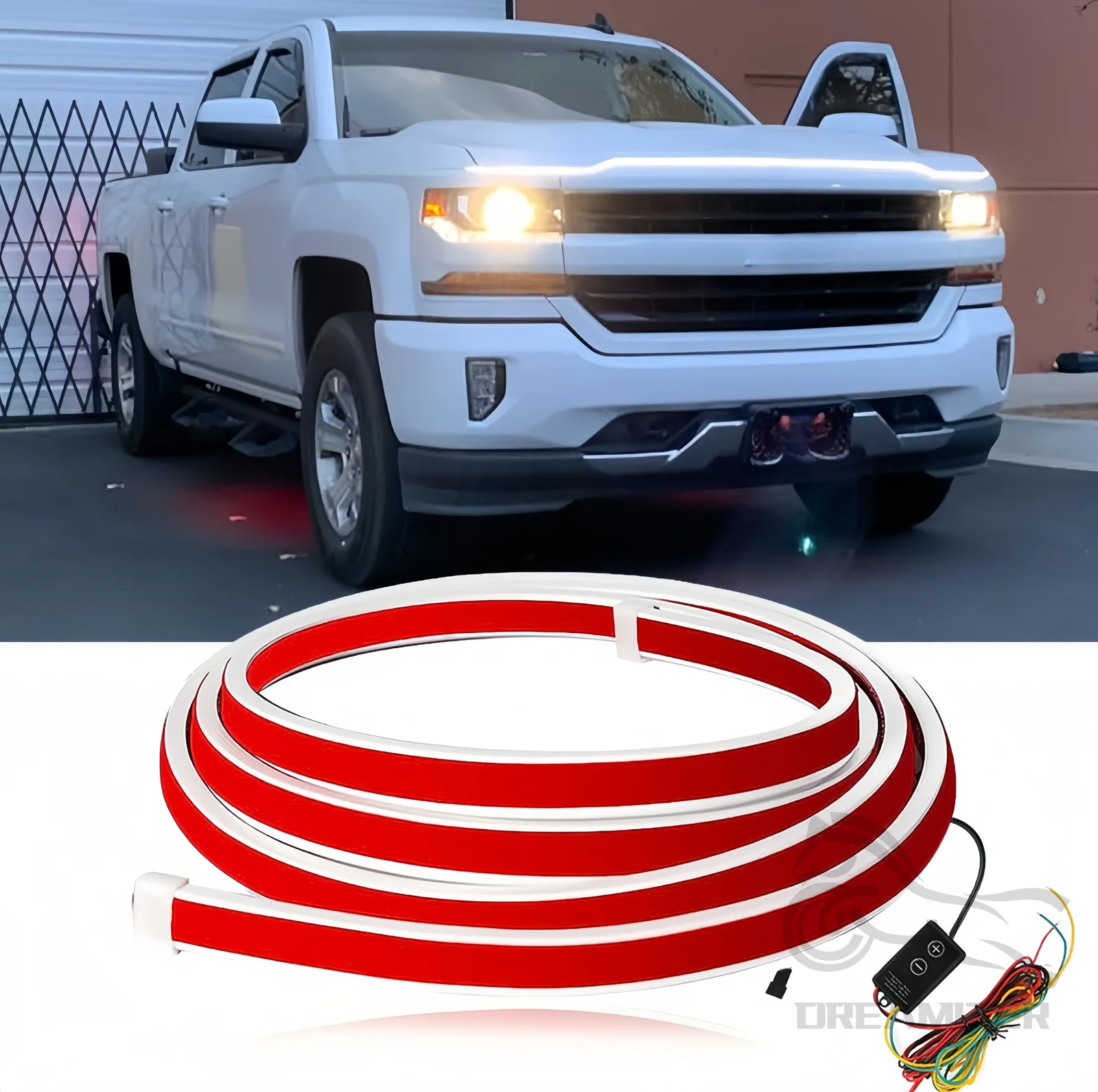 240cm Car Hood Light Strip Dynamic LED Strip Light Exterior Flexible Daytime Running Light Strip For Car SUV Decorative Lamp
240cm Car Hood Light Strip Dynamic LED Strip Light Exterior Flexible Daytime Running Light Strip For Car SUV Decorative Lamp