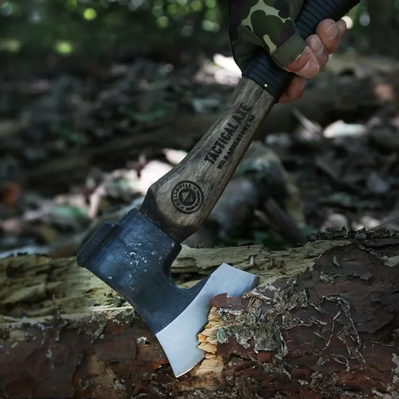High-carbon Steel Hand Forged Axe Felling Cut Down Trees Professional Forge Axe Camping Outdoor Portable Wooden Handle Hand Tool
High-carbon Steel Hand Forged Axe Felling Cut Down Trees Professional Forge Axe Camping Outdoor Portable Wooden Handle Hand Tool