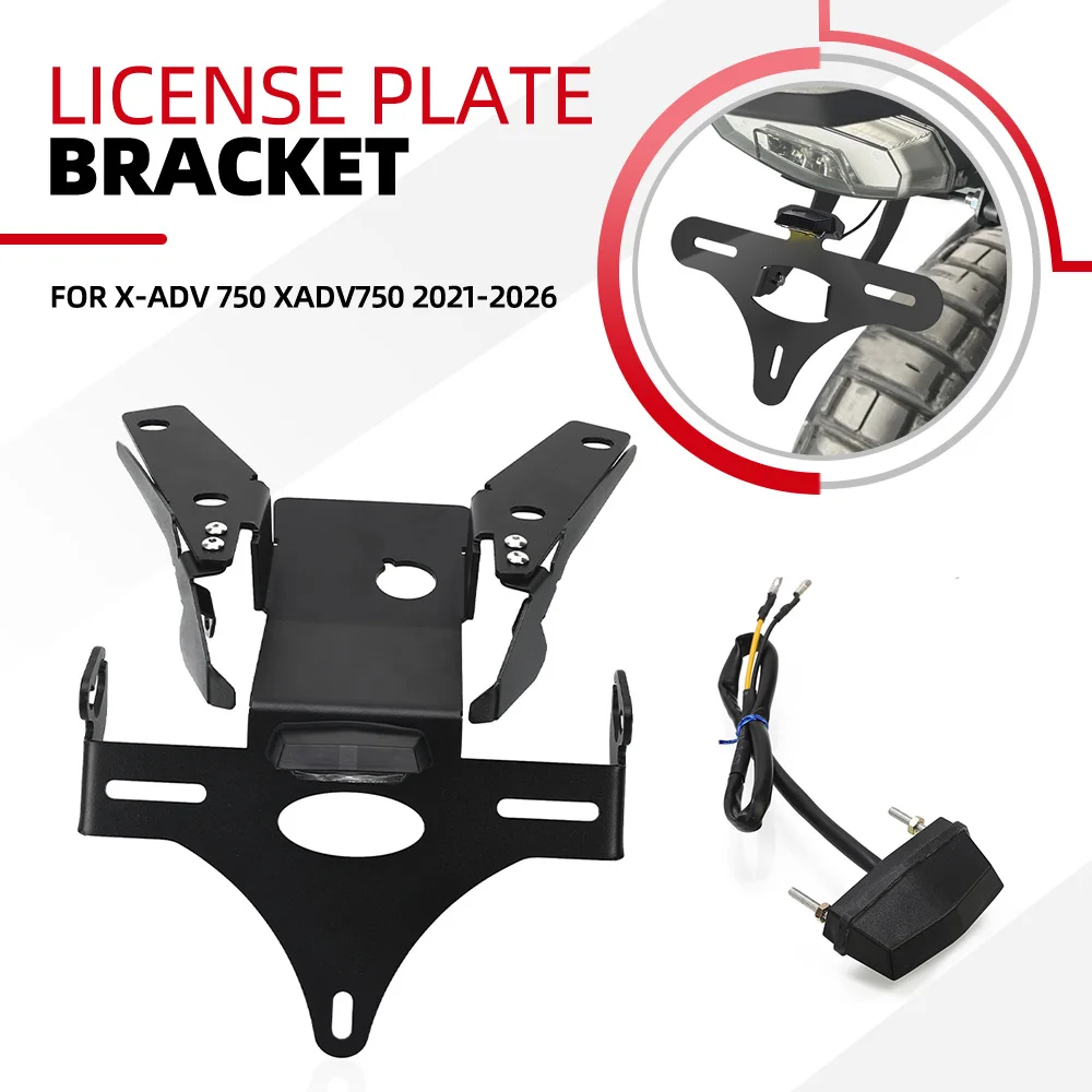 Держатель номерного знака мотоцикла, кронштейн, аккуратное устройство для устранения крыльев для HONDA X-ADV 750 XADV 750 2021 2022 2023 2024 2025 2026 
Держатель номерного знака мотоцикла, кронштейн, аккуратное устройство для устранения крыльев для HONDA X-ADV 750 XADV 750 2021 2022 2023 2024 2025 2026