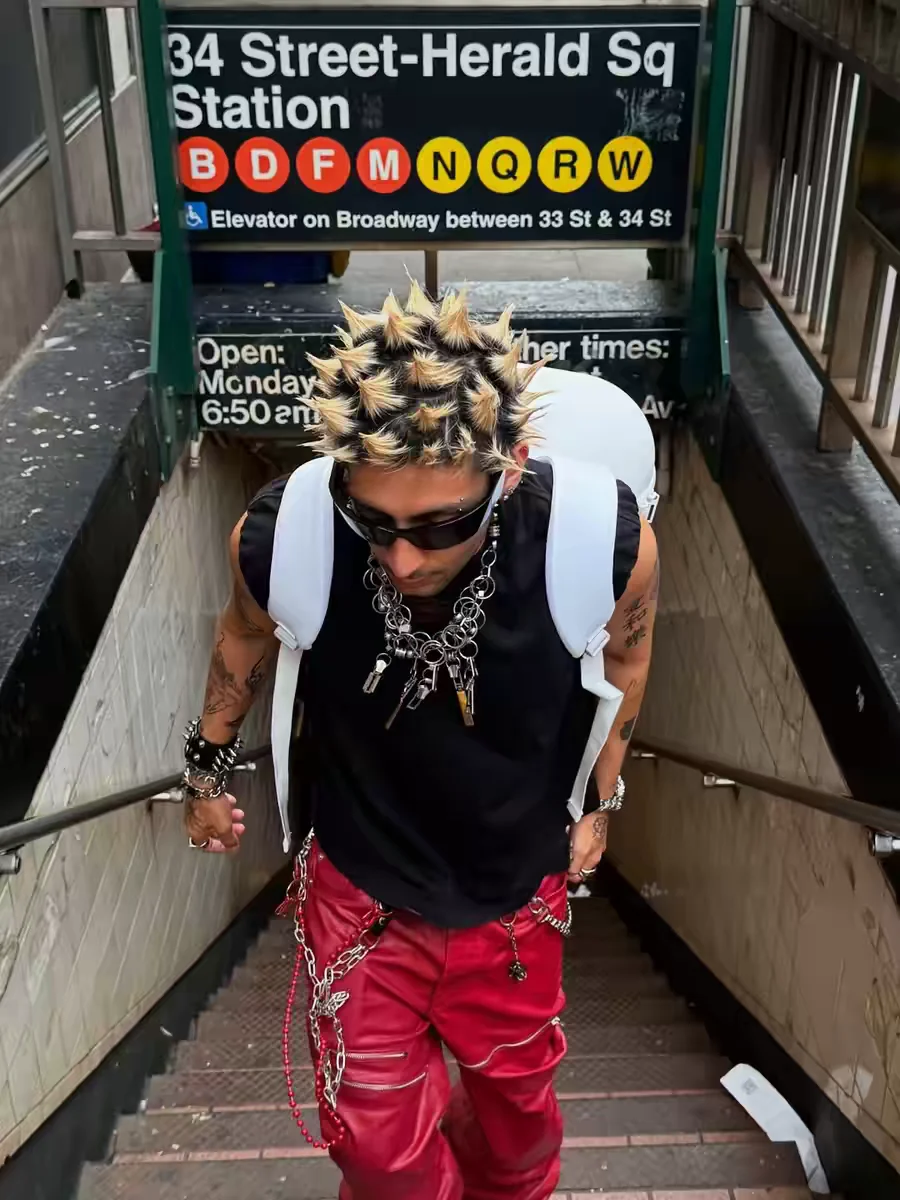 Randy Brother Abi Visual k Punk Liquid Metal Coated Wax Pants Slim Fit Bell Bot Jeans High Waist Zipper Closure C...
Randy Brother Abi Visual k Punk Liquid Metal Coated Wax Pants Slim Fit Bell Bot Jeans High Waist Zipper Closure C...