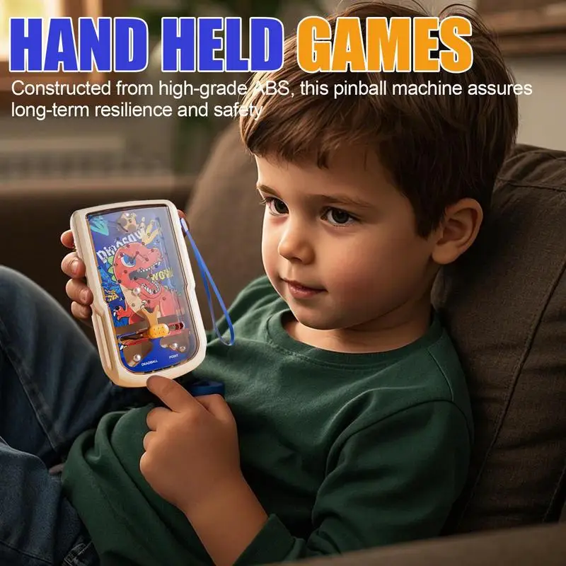 Hand Held Sensory Toys Dinosaur Design Small Arcade Machine Handheld Professional-Grade Gameplay Toy Kids Indoor Sports
Hand Held Sensory Toys Dinosaur Design Small Arcade Machine Handheld Professional-Grade Gameplay Toy Kids Indoor Sports