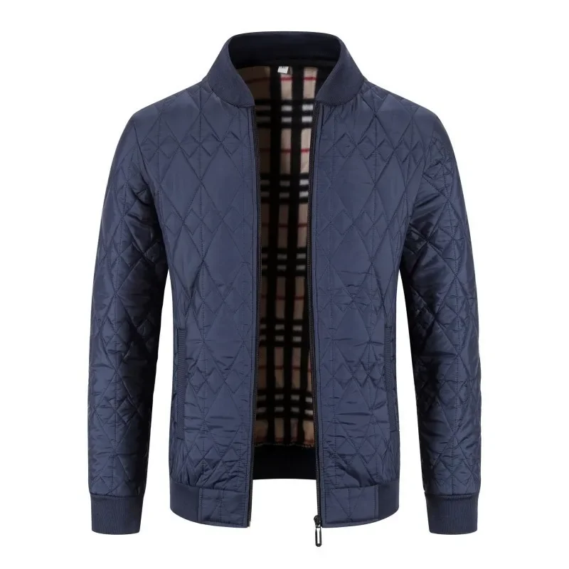 2023 Winter New Men's Fur Thickened Cotton Coat Diamond Plaid Cardigan Jacket Slim Fit Cotton Coat Coat
2023 Winter New Men's Fur Thickened Cotton Coat Diamond Plaid Cardigan Jacket Slim Fit Cotton Coat Coat