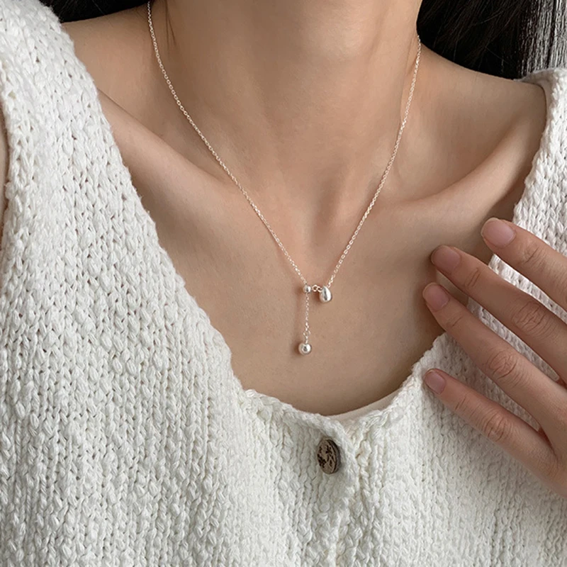 New 925 Sterling Silver Necklace Charm Personalized Geometric Shape Pendant Choker Birthday Gift for Women Exquisite Jewelry
New 925 Sterling Silver Necklace Charm Personalized Geometric Shape Pendant Choker Birthday Gift for Women Exquisite Jewelry