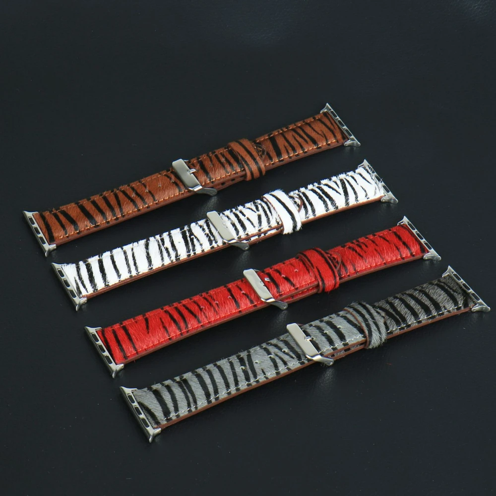 Leather Strap For Apple Watch Band 44mm 40mm 45mm 41mm 42mm 38mm 49mm Zebra Bracelet Belt for iWatch Series Ultra 8 7 SE 6 5 4 3
Leather Strap For Apple Watch Band 44mm 40mm 45mm 41mm 42mm 38mm 49mm Zebra Bracelet Belt for iWatch Series Ultra 8 7 SE 6 5 4 3