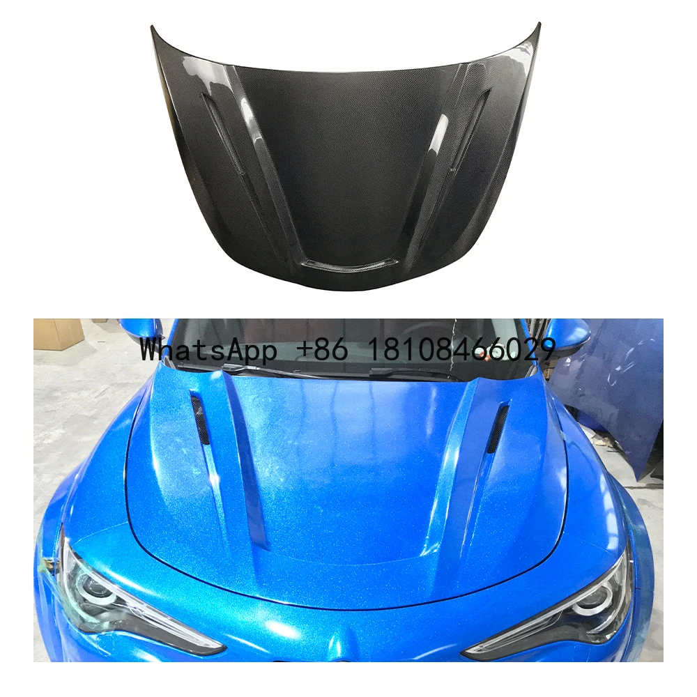 OEM SD Style Carbon Fiber Engine Hood Bonnet Cover New Condition Car Accessories Bodykit for Alfa Romeo Stelvio Hood Bonnet
OEM SD Style Carbon Fiber Engine Hood Bonnet Cover New Condition Car Accessories Bodykit for Alfa Romeo Stelvio Hood Bonnet
