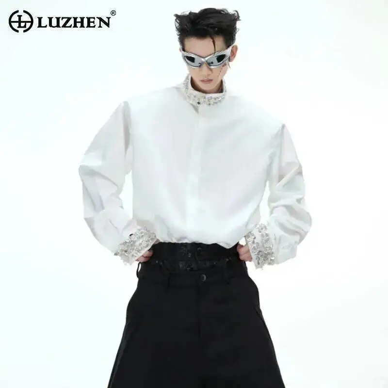 LUZHEN Design Long 2025 Spring New Sleeve Sequin Patchwork Shirts Men's Fashion Original Elegant Temperament Street Tops JY7394
LUZHEN Design Long 2025 Spring New Sleeve Sequin Patchwork Shirts Men's Fashion Original Elegant Temperament Street Tops JY7394