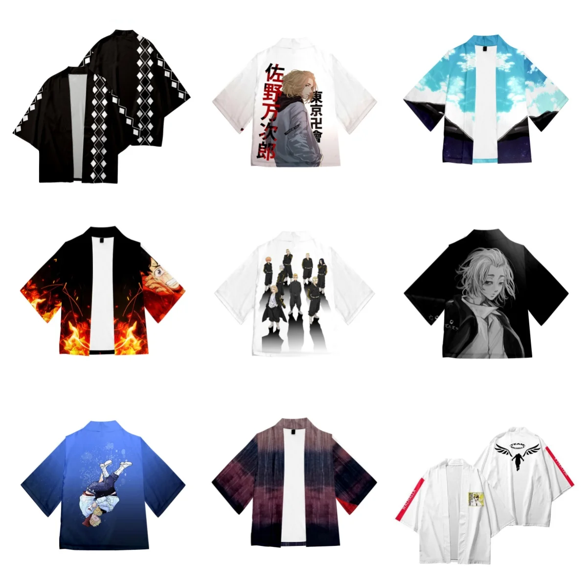 Japanese Anime Kimono Tokyo Revengers Cosplay Cardigan Fashion Traditional Kimonos Outerwear Top Male Printing Harajuku Clothing
Japanese Anime Kimono Tokyo Revengers Cosplay Cardigan Fashion Traditional Kimonos Outerwear Top Male Printing Harajuku Clothing